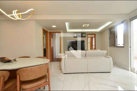 Sala  de apartamento à venda com 2 quartos, 136m² em Santo Antônio, Belo Horizonte