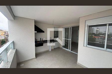 Varanda da Sala de apartamento à venda com 3 quartos, 84m² em Vila Leopoldina, Santo André