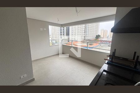 Varanda da Sala de apartamento à venda com 3 quartos, 84m² em Vila Leopoldina, Santo André