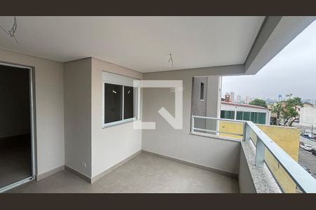 Varanda da Sala de apartamento à venda com 3 quartos, 84m² em Vila Leopoldina, Santo André
