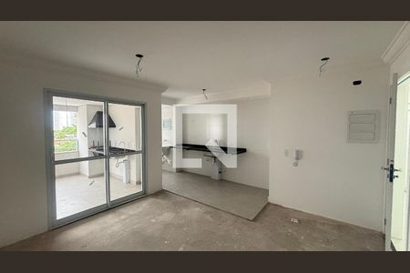 Sala  de apartamento à venda com 3 quartos, 84m² em Vila Leopoldina, Santo André