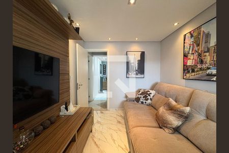 Sala de TV de casa à venda com 3 quartos, 167m² em Jardim, Santo André