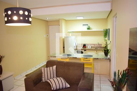 Sala de apartamento para alugar com 1 quarto, 48m² em Centro, Ribeirão Preto