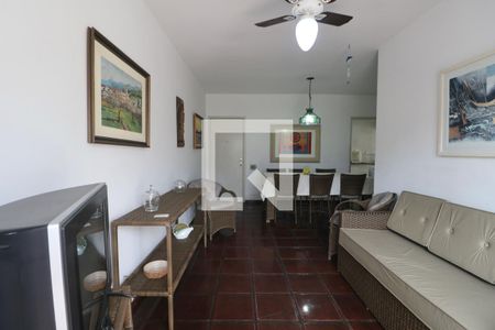 Sala de apartamento para alugar com 3 quartos, 76m² em Jardim Vitoria, Guarujá
