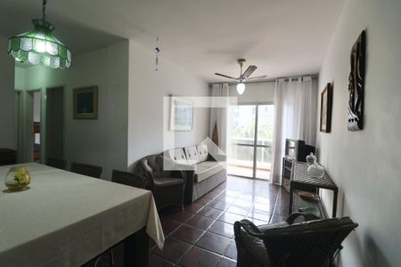 Sala de apartamento para alugar com 3 quartos, 76m² em Jardim Vitoria, Guarujá