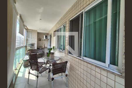 Varanda da Sala de apartamento à venda com 3 quartos, 104m² em Recreio dos Bandeirantes, Rio de Janeiro