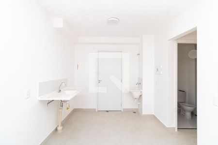 Sala/Cozinha de apartamento à venda com 2 quartos, 39m² em Parque Novo Mundo, São Paulo