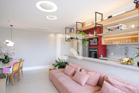 Sala de apartamento à venda com 3 quartos, 82m² em Fundação, São Caetano do Sul