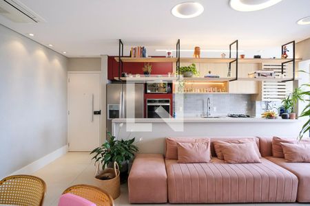 Sala de apartamento à venda com 3 quartos, 82m² em Fundação, São Caetano do Sul