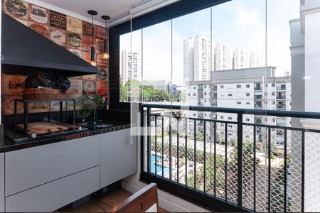 Varanda da Sala de apartamento à venda com 3 quartos, 81m² em Lapa, São Paulo
