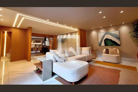 Sala de apartamento à venda com 2 quartos, 185m² em Sion, Belo Horizonte