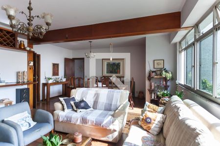 Sala de apartamento à venda com 4 quartos, 150m² em Carmo, Belo Horizonte