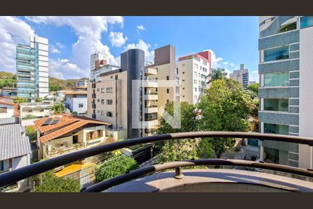 Varanda da Sala de apartamento à venda com 4 quartos, 280m² em São José, Belo Horizonte
