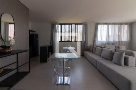 Área comum - Salão de festas de kitnet/studio à venda com 1 quarto, 20m² em Indianópolis, São Paulo