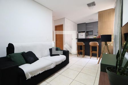 Sala de apartamento para alugar com 2 quartos, 46m² em Jardim Ouro Branco, Ribeirão Preto