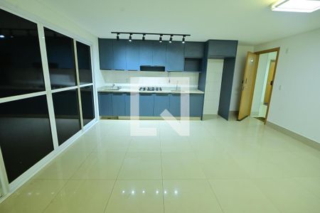 Sala/Cozinha de apartamento para alugar com 2 quartos, 66m² em Setor Pedro Ludovico, Goiânia