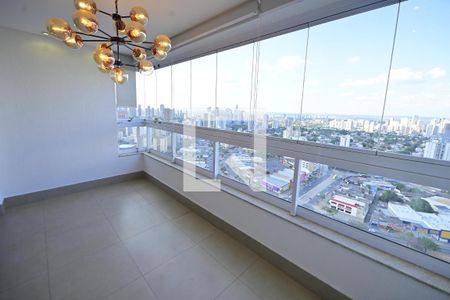 Varanda da Sala de apartamento para alugar com 2 quartos, 66m² em Setor Pedro Ludovico, Goiânia
