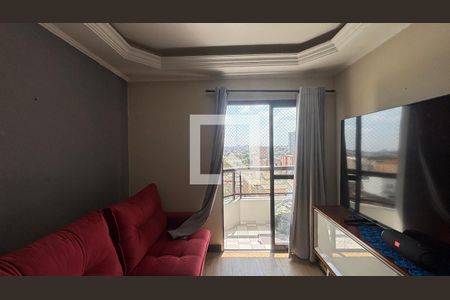 Sala  de apartamento à venda com 3 quartos, 83m² em Vila Príncipe de Gales, Santo André