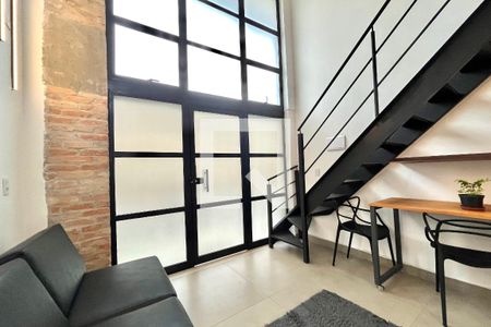 Sala de apartamento para alugar com 1 quarto, 50m² em Mirandópolis, São Paulo
