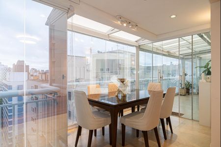 Sala de Jantar/Varanda de apartamento para alugar com 1 quarto, 76m² em Bela Vista, São Paulo