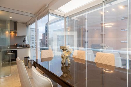 Sala de Jantar/Varanda de apartamento para alugar com 1 quarto, 76m² em Bela Vista, São Paulo