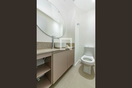 Lavabo de apartamento à venda com 1 quarto, 44m² em Vila da Serra, Nova Lima