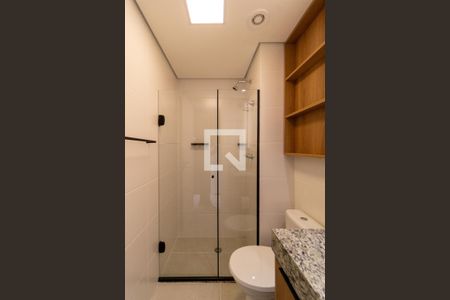 Banheiro Social de apartamento à venda com 1 quarto, 24m² em Perdizes, São Paulo