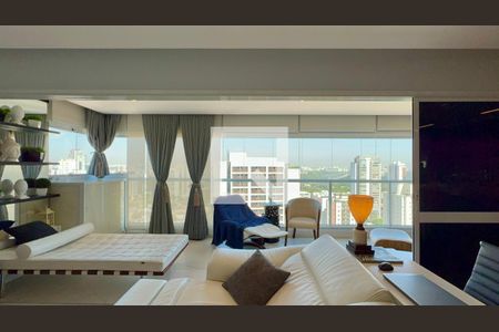 Varanda da Sala de Jantar de apartamento para alugar com 1 quarto, 90m² em Pinheiros, São Paulo