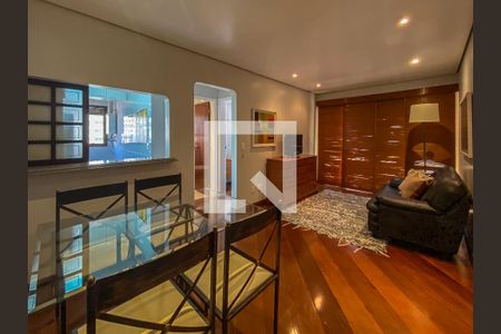 Sala de apartamento para alugar com 1 quarto, 49m² em Indianópolis, São Paulo