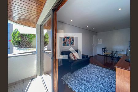 Sala de apartamento para alugar com 1 quarto, 49m² em Indianópolis, São Paulo