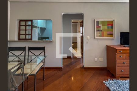 Sala de apartamento para alugar com 1 quarto, 49m² em Indianópolis, São Paulo