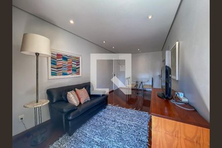 Sala de apartamento para alugar com 1 quarto, 49m² em Indianópolis, São Paulo