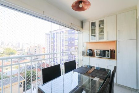 Varanda Gourmet de apartamento à venda com 2 quartos, 64m² em Santa Maria, São Caetano do Sul
