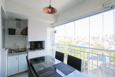 Varanda Gourmet de apartamento à venda com 2 quartos, 64m² em Santa Maria, São Caetano do Sul