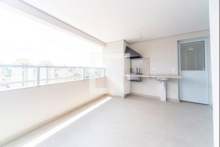 Varanda Gourmet de apartamento à venda com 3 quartos, 83m² em Vila Pires, Santo André
