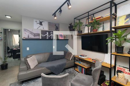 Sala de apartamento para alugar com 2 quartos, 52m² em Vila Leonor, São Paulo