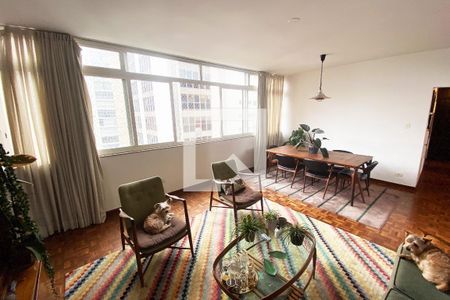 Sala 1 de apartamento à venda com 3 quartos, 140m² em Cerqueira César, São Paulo