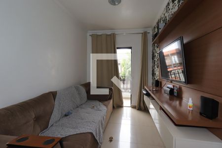 Sala de apartamento à venda com 3 quartos, 85m² em Parque Oratório, Santo André