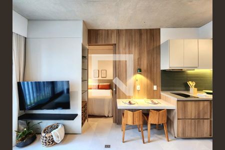 Sala de apartamento à venda com 1 quarto, 40m² em Itaim Bibi, São Paulo