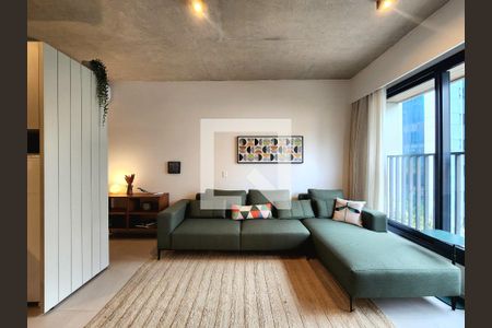 Sala de apartamento à venda com 1 quarto, 40m² em Itaim Bibi, São Paulo