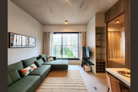 Sala de apartamento à venda com 1 quarto, 40m² em Itaim Bibi, São Paulo