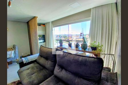 Sala de apartamento à venda com 2 quartos, 73m² em Castelo, Belo Horizonte