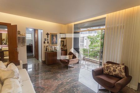 Sala 1 de apartamento à venda com 4 quartos, 300m² em União, Belo Horizonte