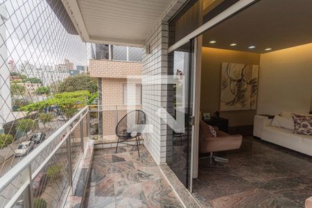 Varanda na Sala 1 de apartamento à venda com 4 quartos, 300m² em União, Belo Horizonte