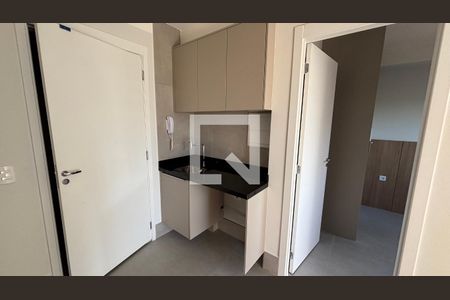 Sala/Cozinha de kitnet/studio para alugar com 1 quarto, 27m² em Campo Belo, São Paulo
