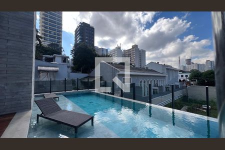Área comum - Piscina de kitnet/studio para alugar com 1 quarto, 27m² em Sumaré, São Paulo