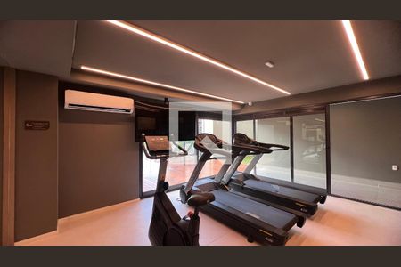 Área comum - Academia de kitnet/studio para alugar com 1 quarto, 27m² em Sumaré, São Paulo