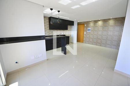 Sala/Cozinha de apartamento para alugar com 3 quartos, 75m² em Vila Rosa, Goiânia