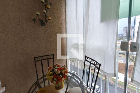 Varanda da Sala de apartamento à venda com 3 quartos, 70m² em Jardim Ipaussurama, Campinas