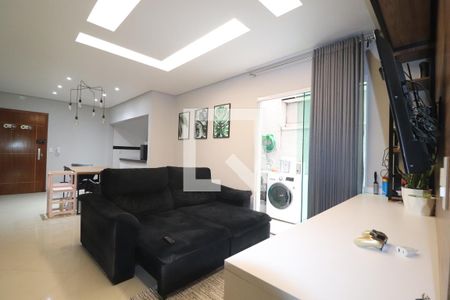 Sala de apartamento à venda com 3 quartos, 95m² em Parque das Nações, Santo André